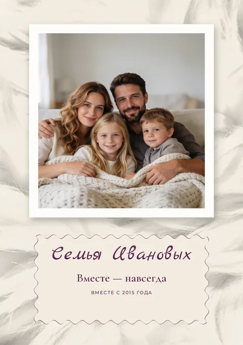 Постер «Фото на меху»