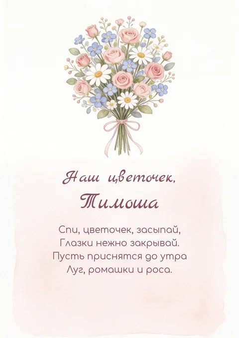 Постер «Цветочки»